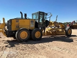 Used Motor Grader in yard